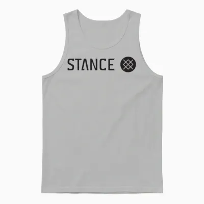 Stance Logo Unisex Tank Top - Ash