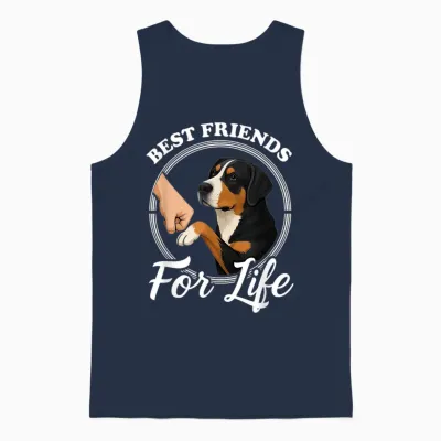 Großer Schweizer Sennenhund Liebhaber Design Schweizer Sennenhund Unisex Tank Top - Navy