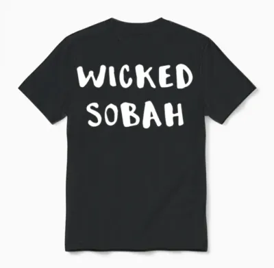 New England Wicked Sobah Sober Unisex T-Shirt - Black