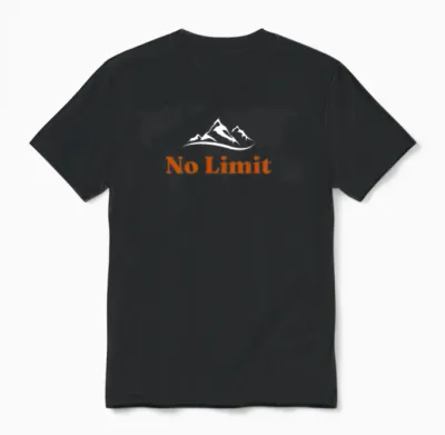 Hiking. the Mountains No Limit Unisex T-Shirt - Black