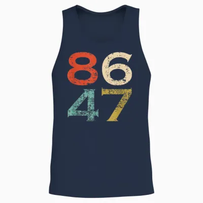8647 Anti Trump, 8647, Women's Rights, Feminist Unisex Tank Top - Navy