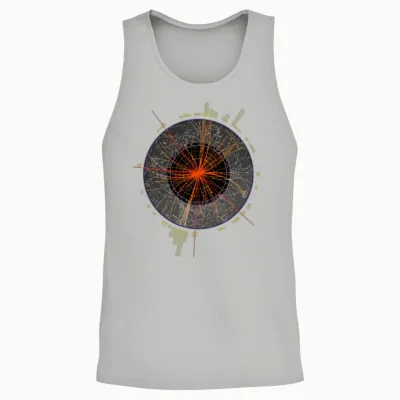 Higgs Boson Particle Unisex Tank Top - Ash