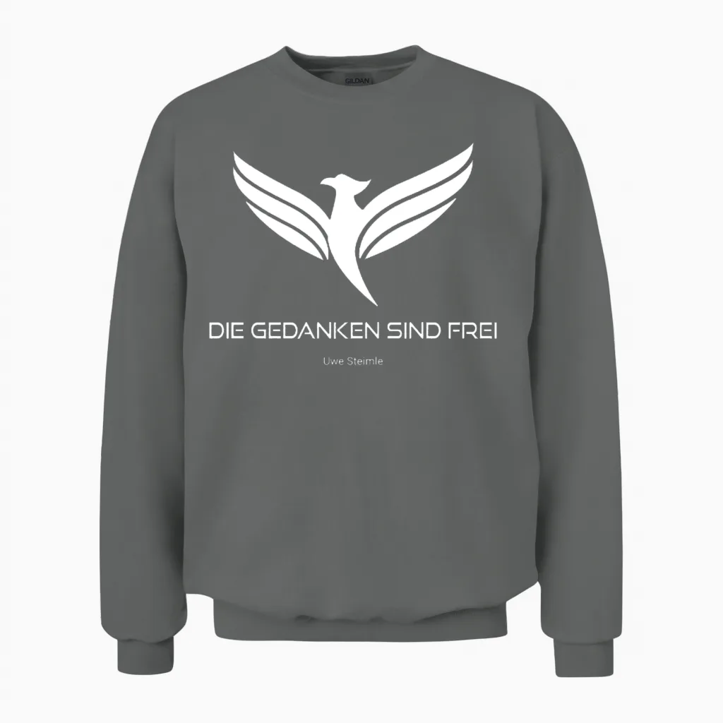 Die Gedanken Sind Frei - Uwe Steimle Unisex Sweatshirt in Graphite Heather