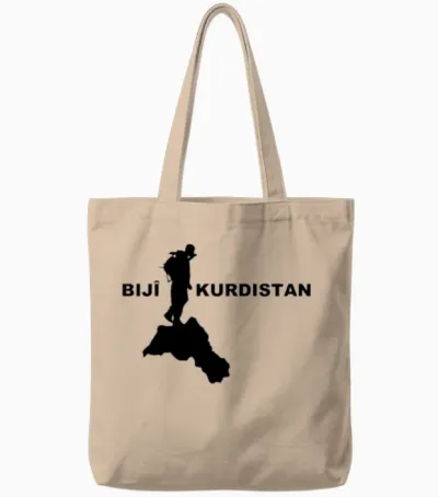 Bijî Kurdistan Tote Bags - Natural