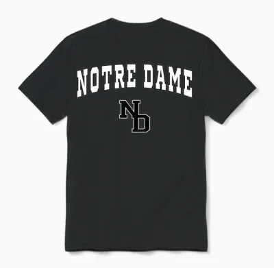 Notre Dame High School Pioneers T-Shirt C2 Unisex T-Shirt - Black