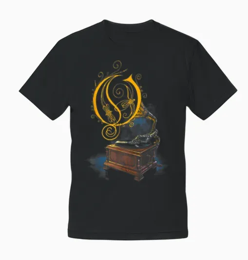 Opeth - "gramophone" Unisex T-Shirt - Black