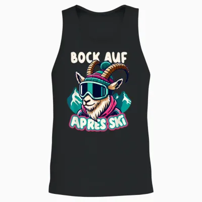 Winter Party Outfit Bock Auf Apres Ski Unisex Tank Top - Black