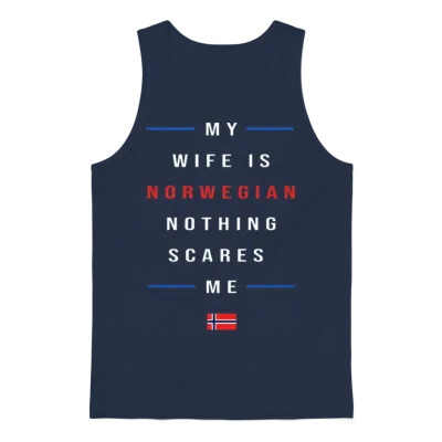 Norway Norwegian Oslo Viking Unisex Tank Top - Navy