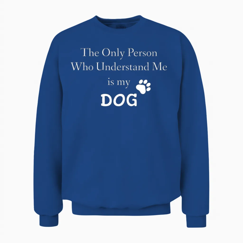 Dogs Dog Lovers Gift Unisex Sweatshirt in Royal