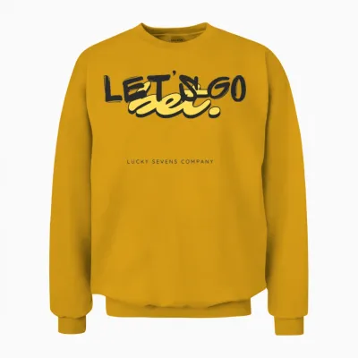 Let's Go Design - Bet Series Unisex Sweatshirt - Gold