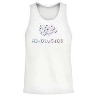 Aivolution Neural Network Logo T Unisex Tank Top - White – 2
