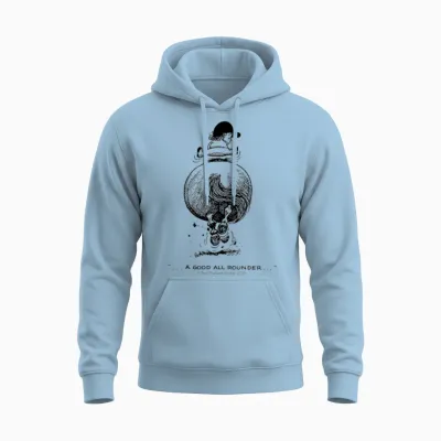 Ponygalopp Thelwell Cartoon Unisex Hoodie - Light Blue