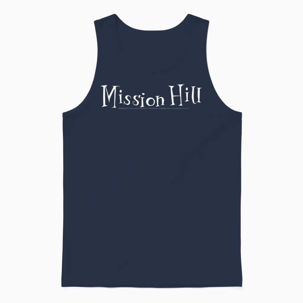 Mission Hill Faces T-Shirts Unisex Tank Top in Navy