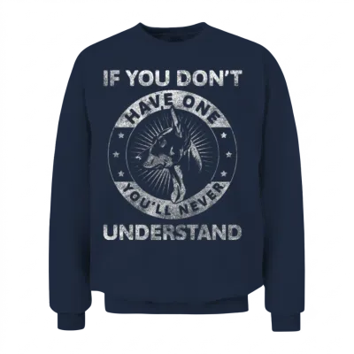 Fighting Dog Dog Guard Dog School Unisex Sweatshirt - Navy