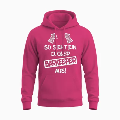 Cooler Barkeeper Lustiger Spruch Barmann Kellner Unisex Hoodie - Heliconia