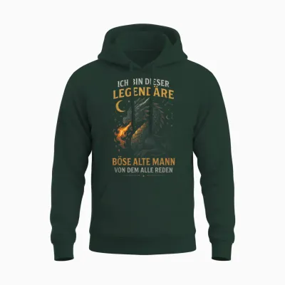 Ich Bin Dieser Legendäre Böse Alte Mann Von Dem Unisex Hoodie - Forest