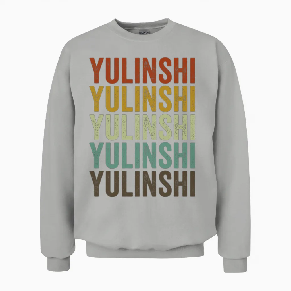 Yulinshi China Retro Vintage Unisex Sweatshirt - Ash