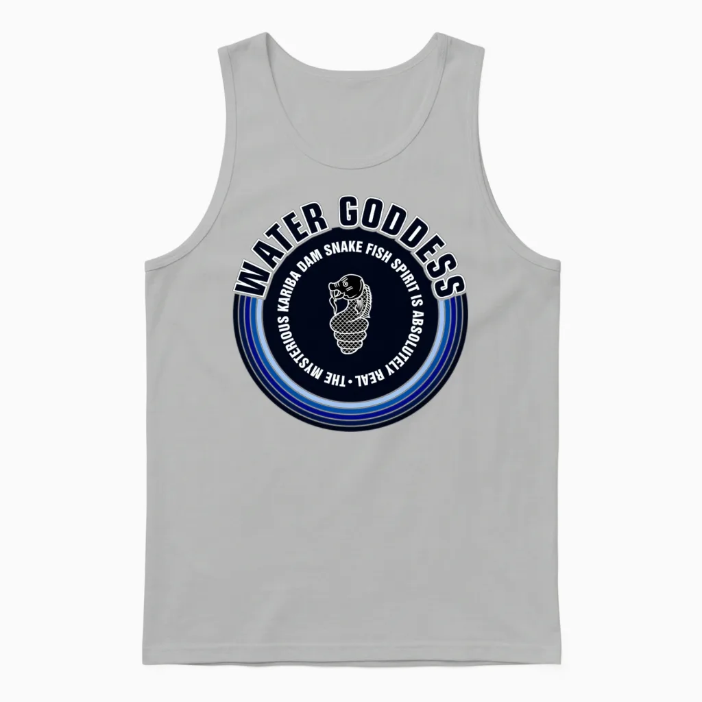 Nyaminyami Water Goddess Swag Unisex Tank Top in Ash