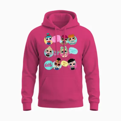 L.o.l. Surprise! Retro Club Aufgeregt, Doch Nicht? Unbox Me! T-Shirt, Blue Unisex Hoodie - Heliconia