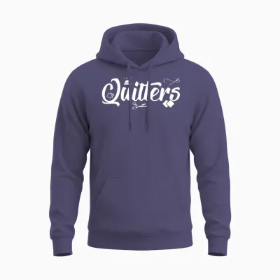 Proud Quilters Unisex Hoodie - Heather Sport Dark Navy