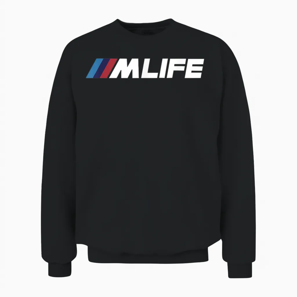 M-Life Car Enthusiast Cars & Muscle Gift Unisex Sweatshirt in Black