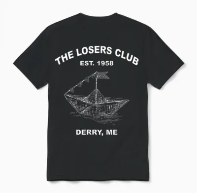 Der Club Der Verlierer, Est. 1958 Derry, Me Apparel Unisex T-Shirt - Black