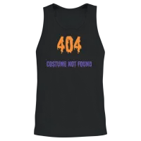 404 Costume Not Found - Halloween Party Unisex Tank Top - Black – 2