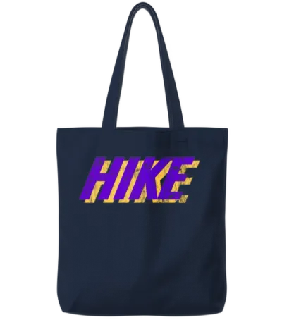 Retro Style Hike Tote Bags - Navy
