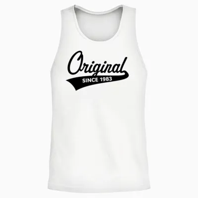 Original Since 1983 (year of Birth, Birthday / B) Unisex Tank Top - White