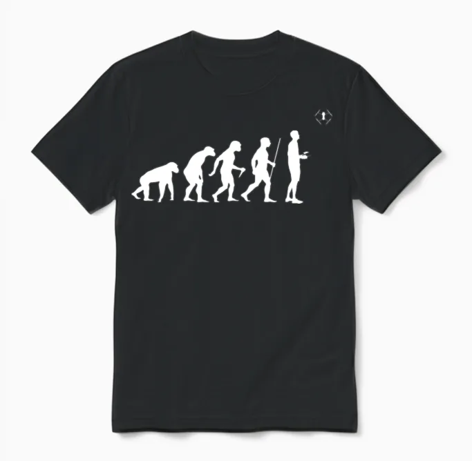 Drone Pilot Evolution Unisex T-Shirt in Black