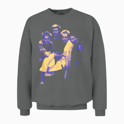 Tv Times Duran Duran Bandporträt, Blau, 1983 Unisex Sweatshirt - Graphite Heather