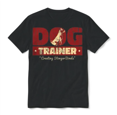Dog Trainer Unisex T-Shirt - Black