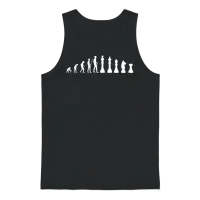 Chess Evolution Chess Player Unisex Tank Top - Black – 1