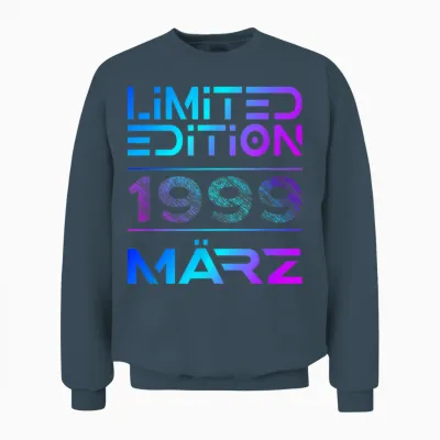 Limited Edition März 1999 Mann Frau 27. Geburtstag Unisex Sweatshirt - Dark Heather