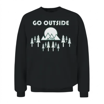 Take a Hike, Hiking Lover, Adventure, Nature. Unisex Sweatshirt - Black