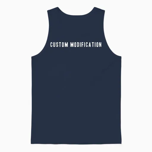 Custom Modification Unisex Tank Top - Navy
