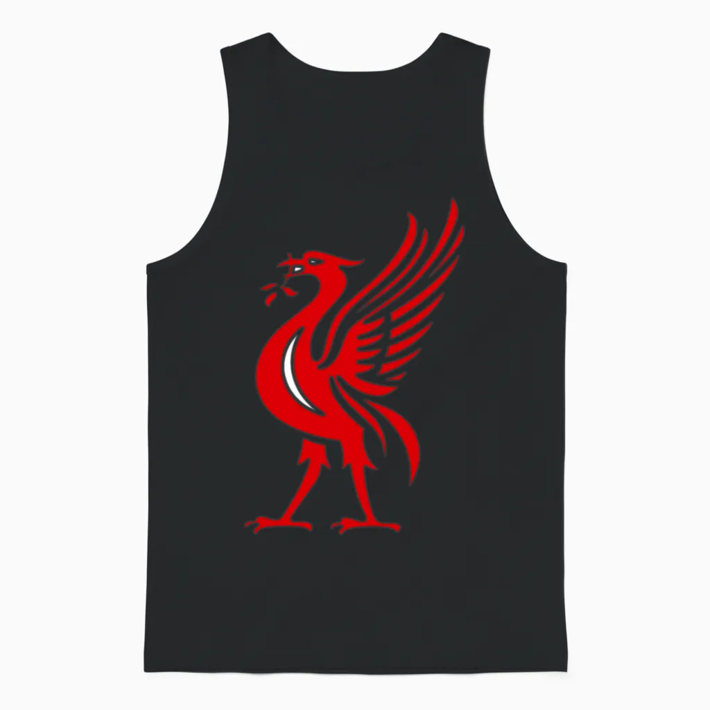 Liverpool Liver Bird Lovers Unisex Tank Top in Black
