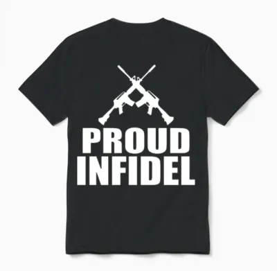 Anti Isis Anti Terrorism Unisex T-Shirt - Black