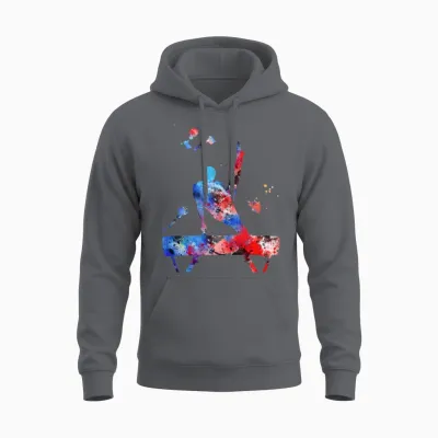 Horse Balance Male Unisex Hoodie - Charcoal