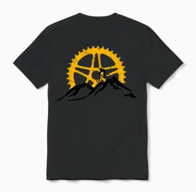 Mountainbike Downhill, Geschenk Für Den Vetetiker Unisex T-Shirt - Black