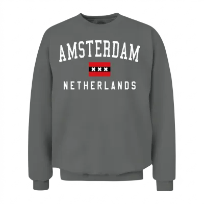 Amsterdam Souvenir Unisex Sweatshirt - Graphite Heather
