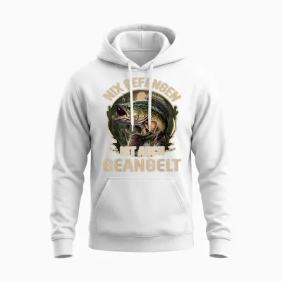 Angler Angeln Lustige Angelsprüche Geschenk, Lustiges Angel T-Shirt, Schwarz, S Unisex Hoodie - White