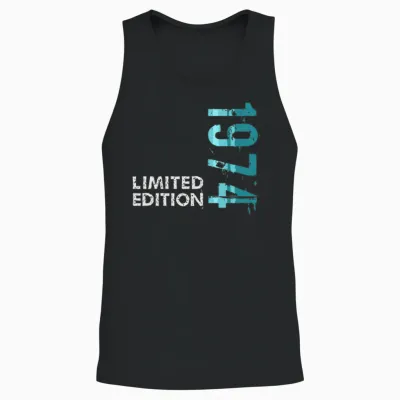 1974 Limited Edition Unisex Tank Top - Black