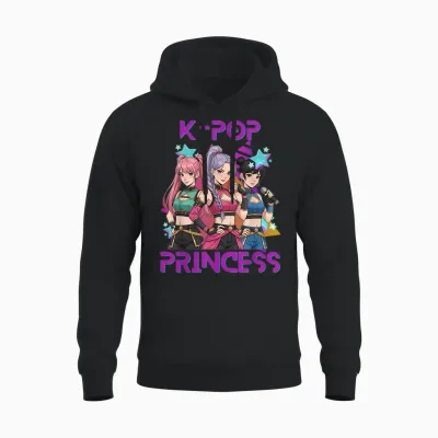 K-Pop K-Pop 8 Years Birthday Girl Unisex Hoodie - Black