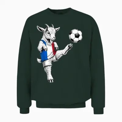 Drapeau Français Hommes Femmes Enfants France Unisex Sweatshirt - Forest
