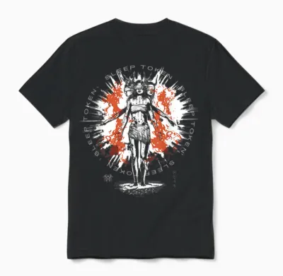 Sleep Token Rain Brown Unisex T-Shirt - Black