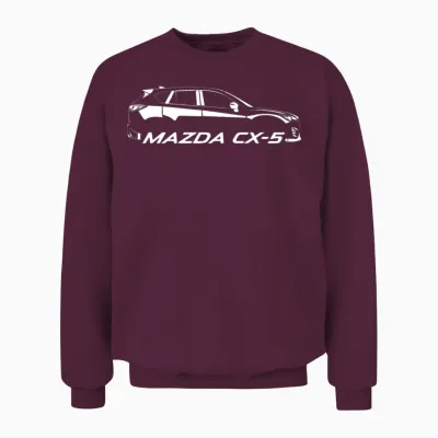 Mazda Cx-5 Suv Unisex Sweatshirt - Maroon
