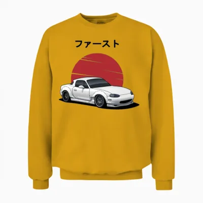 Mazda Miata Mx5 Unisex Sweatshirt - Gold