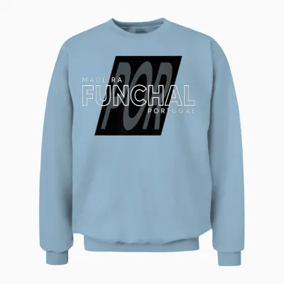 Funchal Portugal Performance - Funchal Madeira Portugal Unisex Sweatshirt - Light Blue