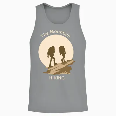 The Mountan Hiking Unisex Tank Top - Sport Grey